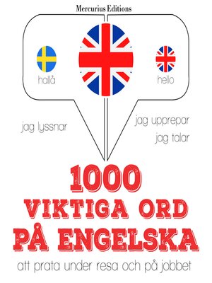 cover image of 1000 viktiga ord på engelska